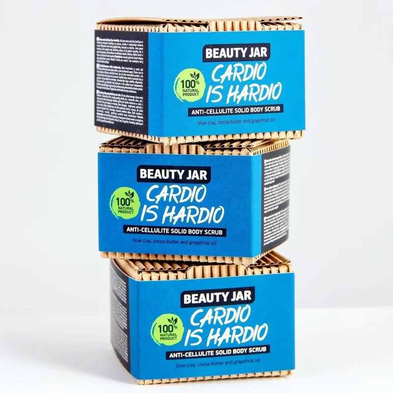 Beauty Jar Cardio Is Hardio tělový peeling na celulitidu 100 g