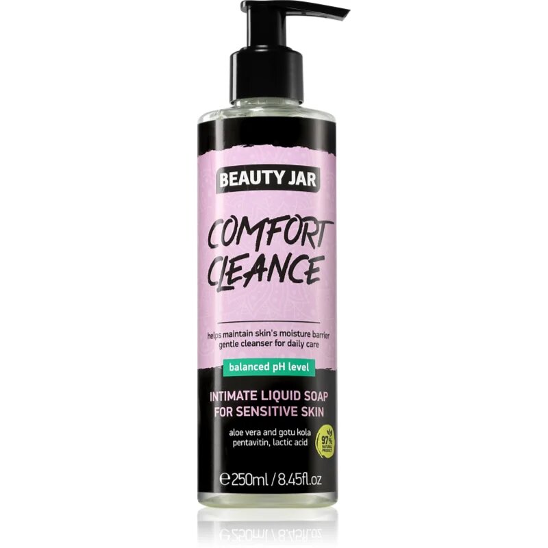 Beauty Jar Comfort Cleanse jemný gel na intimní hygienu pro každodenní použití 250 ml