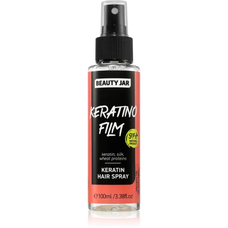 Beauty Jar Keratino Film keratinový sprej pro slabé namáhané vlasy 100 ml