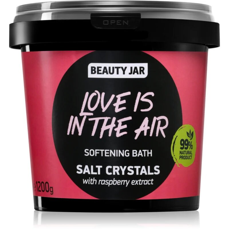 Beauty Jar Love Is In The Air sůl do koupele pro jemnou a hladkou pokožku 1200 g