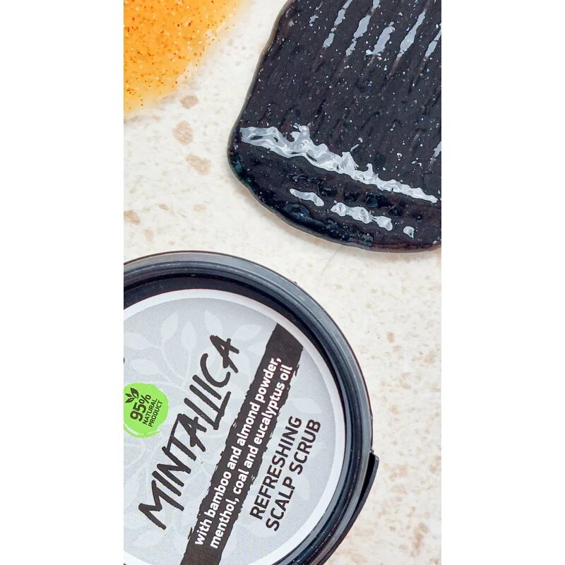 Beauty Jar Mintallica čisticí peeling na vlasy a vlasovou pokožku 100 g