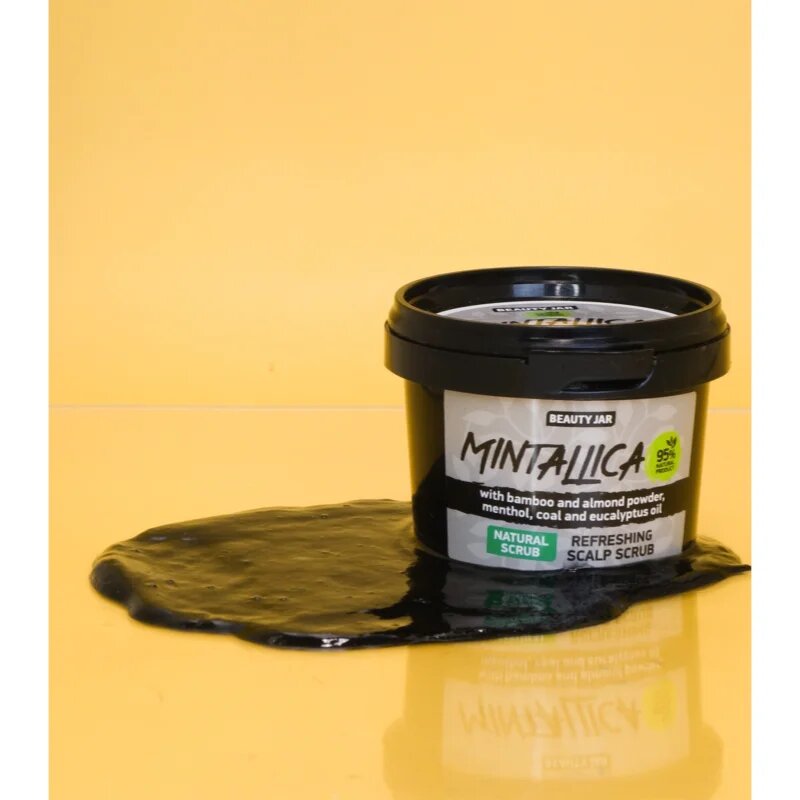 Beauty Jar Mintallica čisticí peeling na vlasy a vlasovou pokožku 100 g