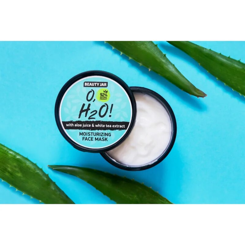 Beauty Jar O H2O! hydratační pleťová maska s aloe vera 120 g