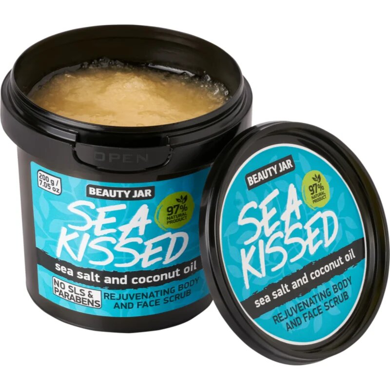 Beauty Jar Sea Kissed peeling na obličej i tělo s mořskou solí 200 g