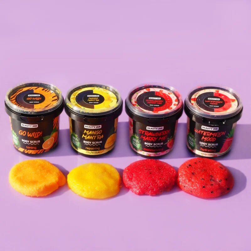 Beauty Jar Strawberry Marry Me! hydratační tělový peeling 200 g