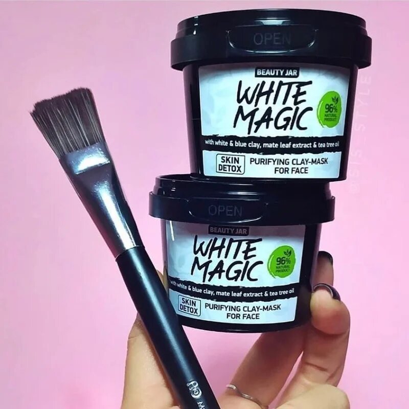 Beauty Jar White Magic čisticí pleťová maska s hydratačním účinkem 120 ml