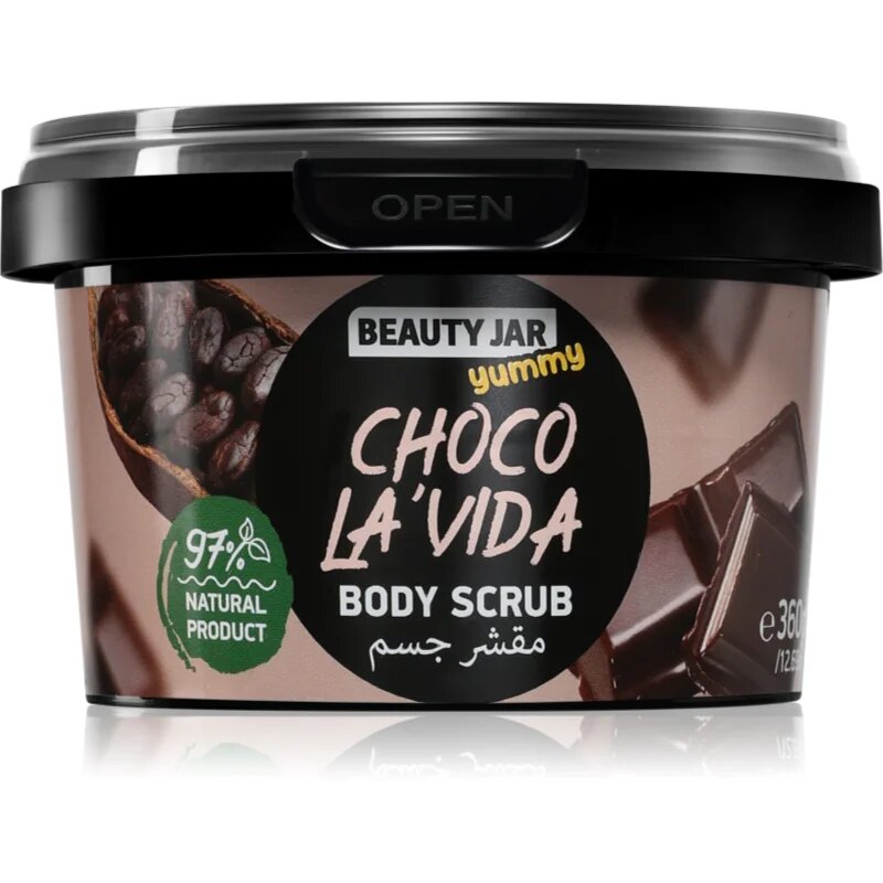 Beauty Jar Yummy Choco La'vida tělový peeling 360 g