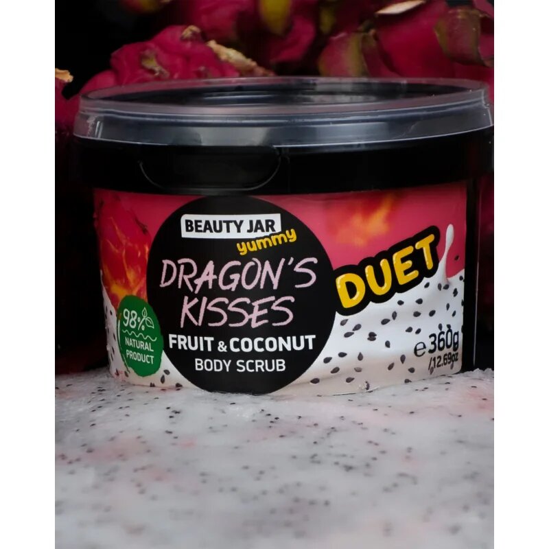 Beauty Jar Yummy Dragon's Kisses tělový peeling 360 g