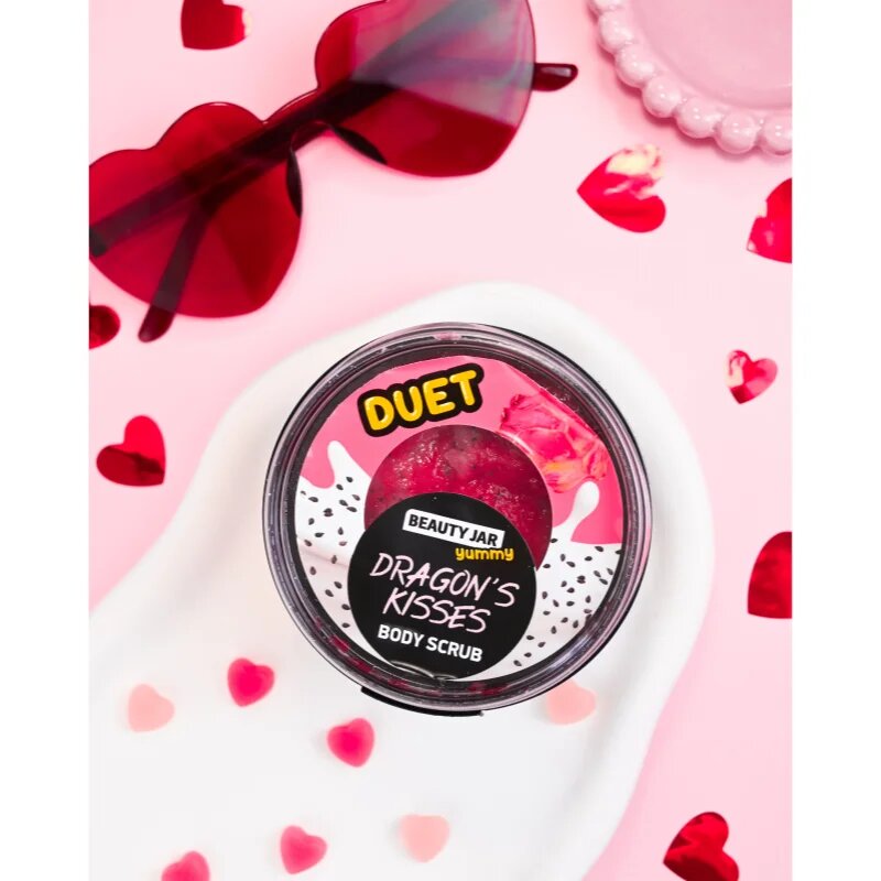 Beauty Jar Yummy Dragon's Kisses tělový peeling 360 g