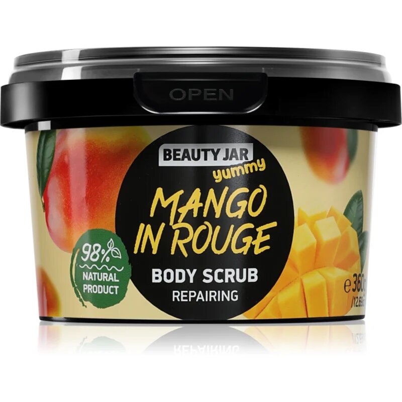 Beauty Jar Yummy Mango in Rouge tělový peeling 360 g