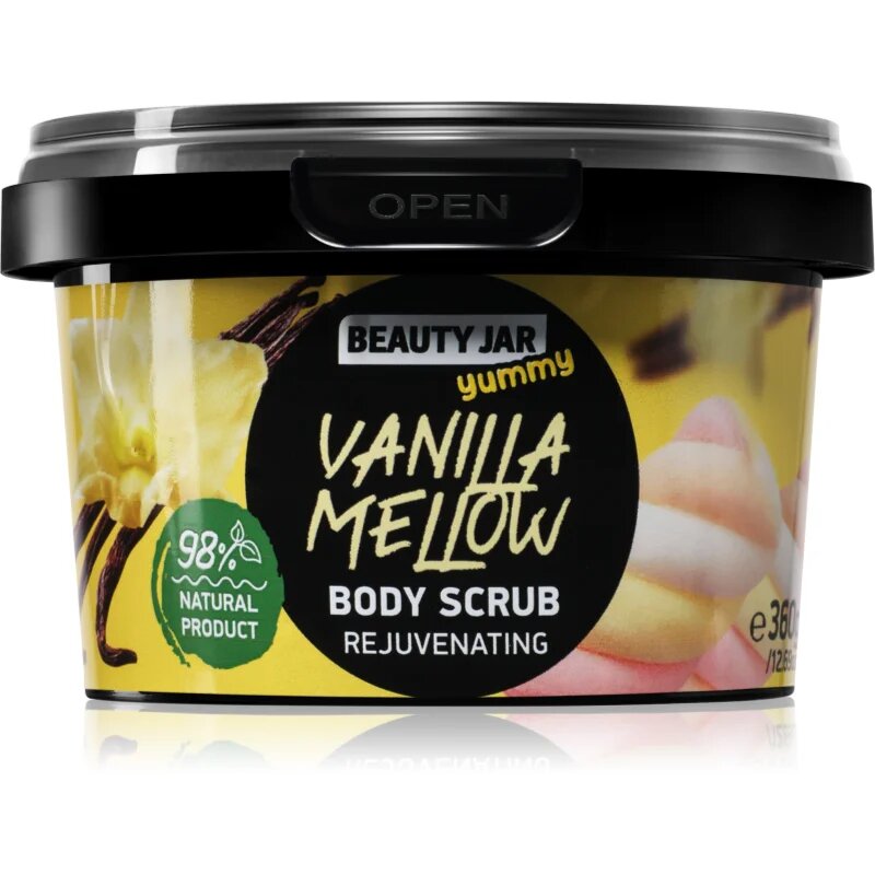 Beauty Jar Yummy Vanilla Mellow jemný peeling s omlazujícím účinkem 360 g
