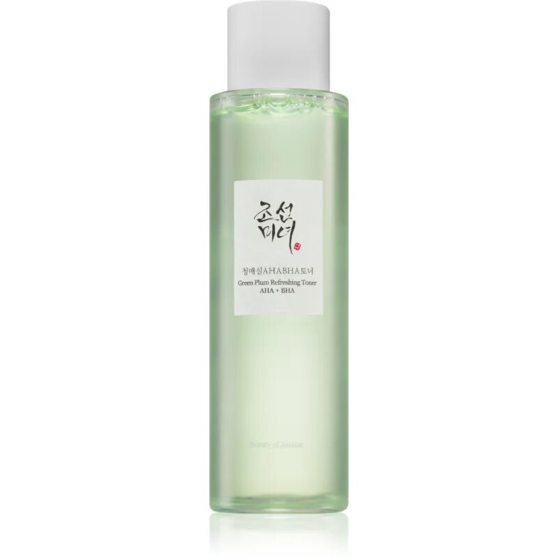 Beauty of Joseon Green Plum Refreshing Toner AHA + BHA jemné exfoliační tonikum pro každodenní použití 150 ml