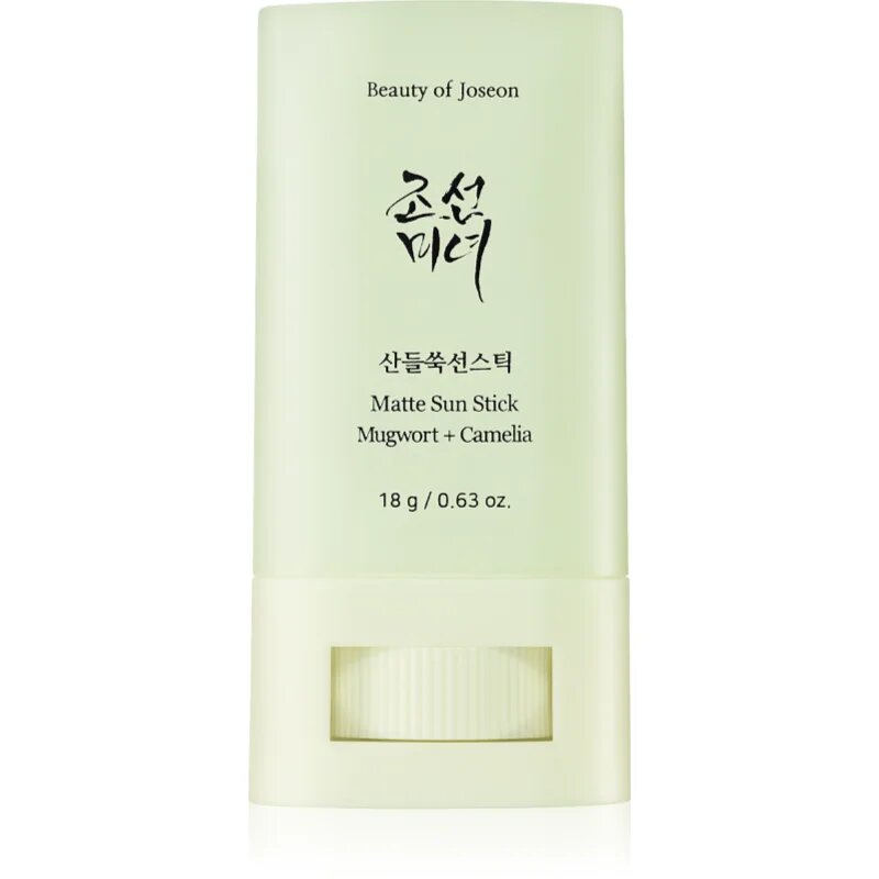 Beauty of Joseon Matte Sun Stick Mugwort + Camelia opalovací krém v tyčince SPF 50+ 18 g