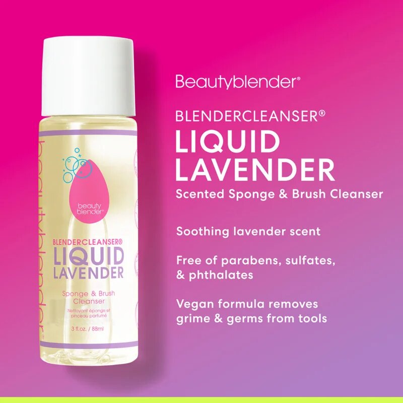 beautyblender® Blendercleanser Liquid Lavender tekutý čistič na make-up houbičky 150 ml