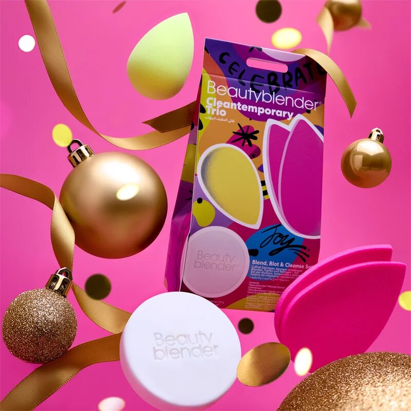 beautyblender® Holiday Cleantemporary Trio Set - Blend Blot & Cleanse dárková sada
