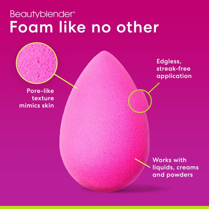 beautyblender® Original houbička na make-up Pink 1 ks