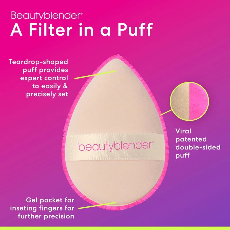 beautyblender® Power Pocket Puff houbička na pudr 1 ks