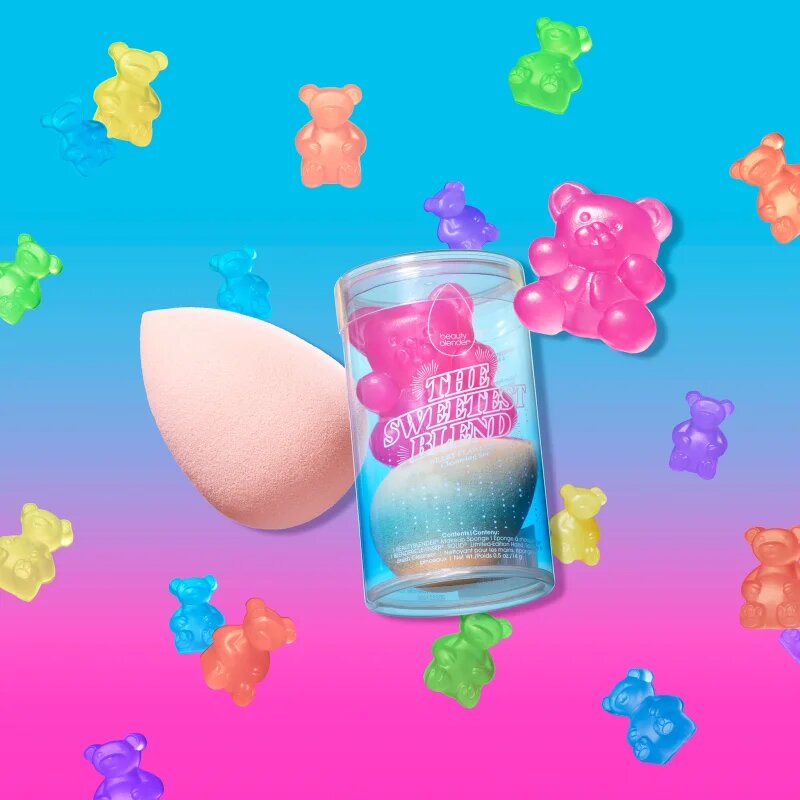 beautyblender® The Sweetest Blend Beary Flawless Cleansing Set sada pro dokonalý vzhled