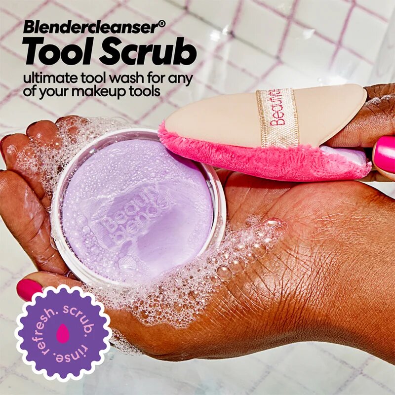 beautyblender® Tool Scrub Lavender tuhý čistič na make-up houbičky a štětce 28.3 g