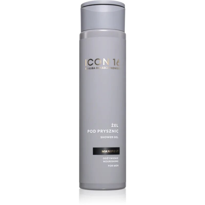 beBIO ICON16 Manifest vyživující sprchový gel pro muže 300 ml