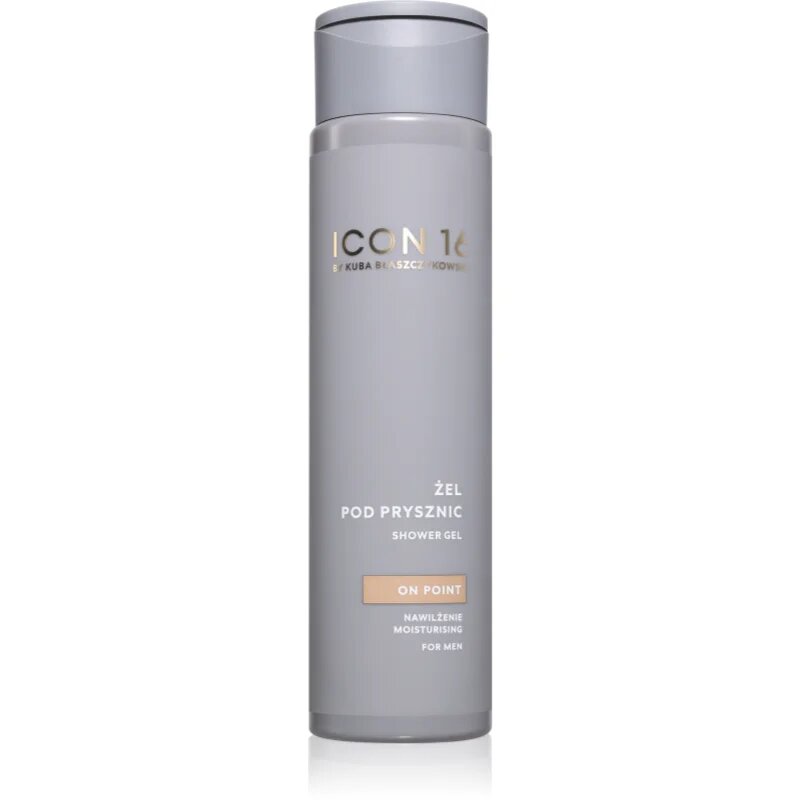 beBIO ICON16 On Point hydratační sprchový gel pro muže 300 ml