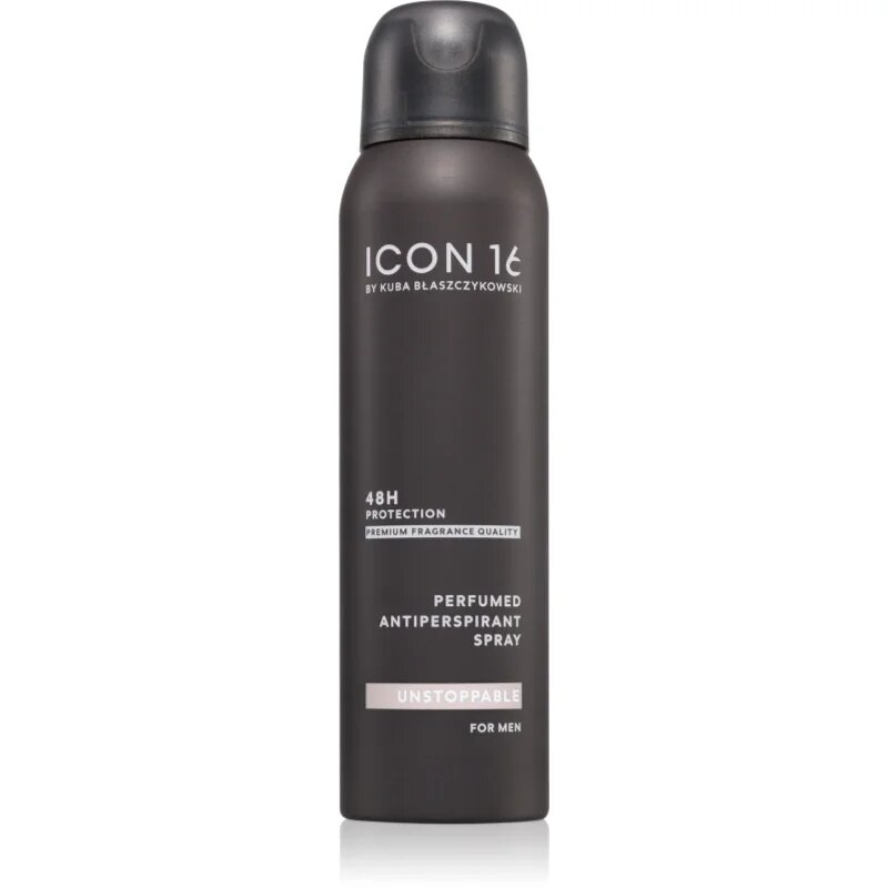 beBIO ICON16 Unstoppable antiperspirant ve spreji pro muže 150 ml