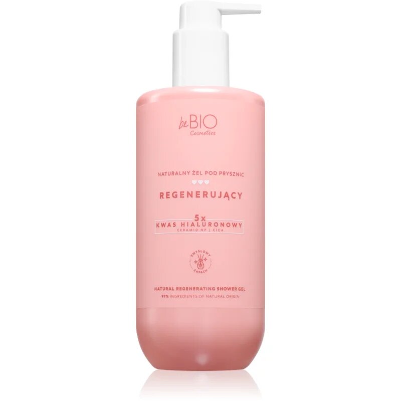 beBIO Natural Regenerating Shower Gel regenerační sprchový gel 350 ml