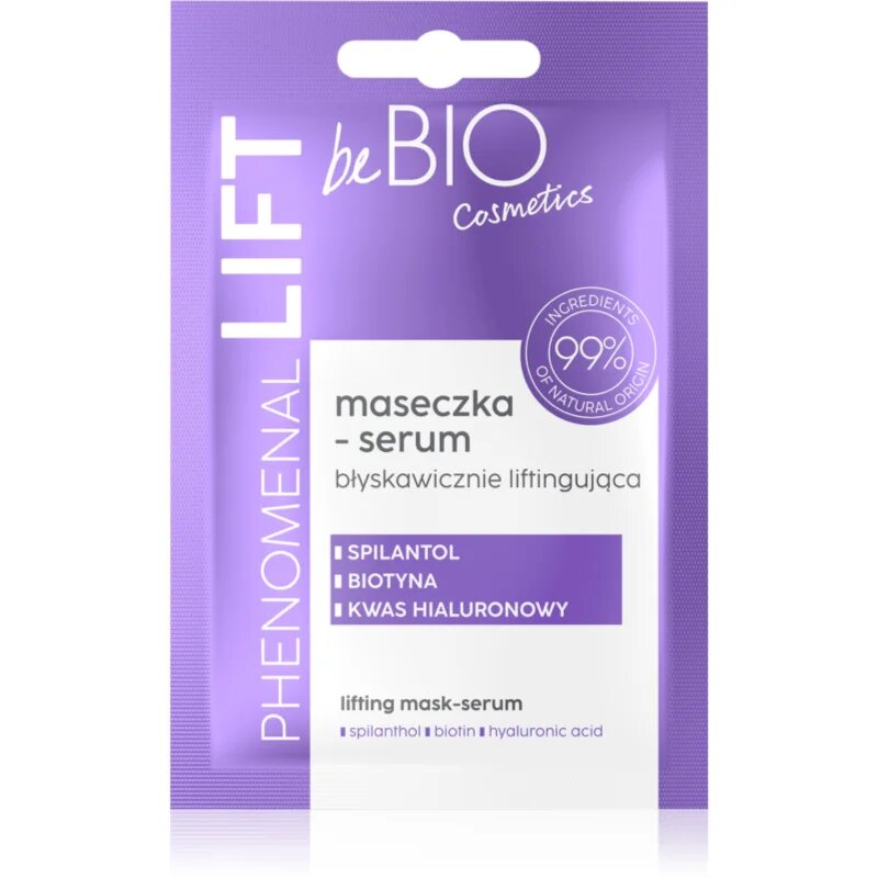 beBIO Phenomenal Lift vyhlazující liftingové sérum a maska v jednom 10 ml