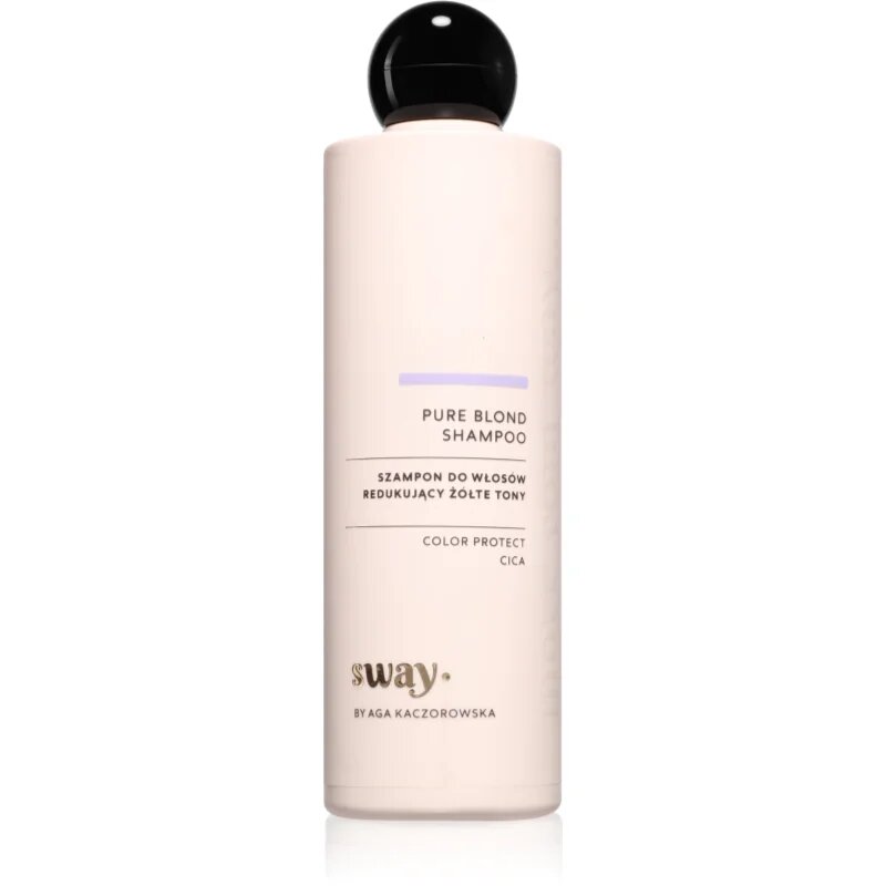 beBIO SWAY Pure Blond šampon proti žlutým tónům 300 ml