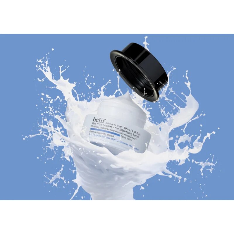belif The True Cream Moisturizing Bomb hloubkově hydratační krém s ceramidy a peptidy 50 ml