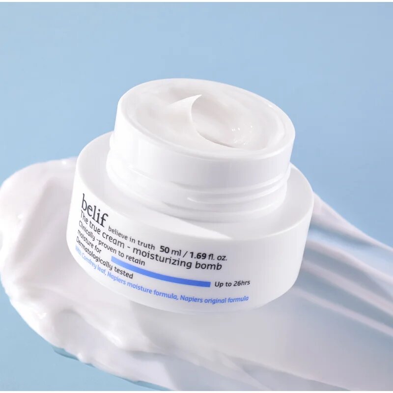 belif The True Cream Moisturizing Bomb hloubkově hydratační krém s ceramidy a peptidy 50 ml