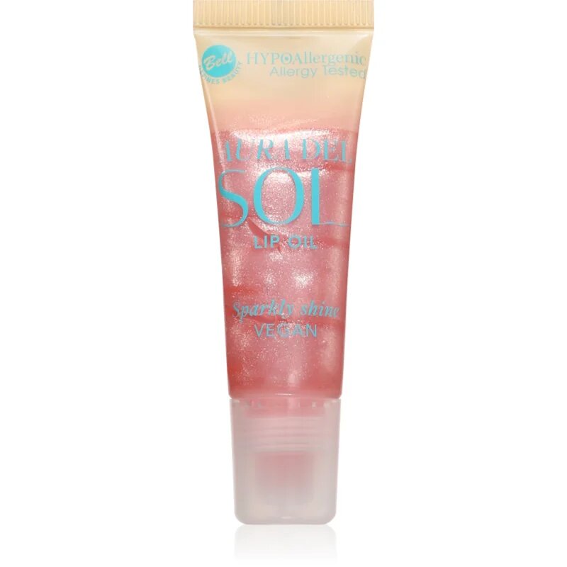 Bell HYPOallergenic Aura Del Sol třpytivý olej na rty odstín 01 Solar Aura 10 g