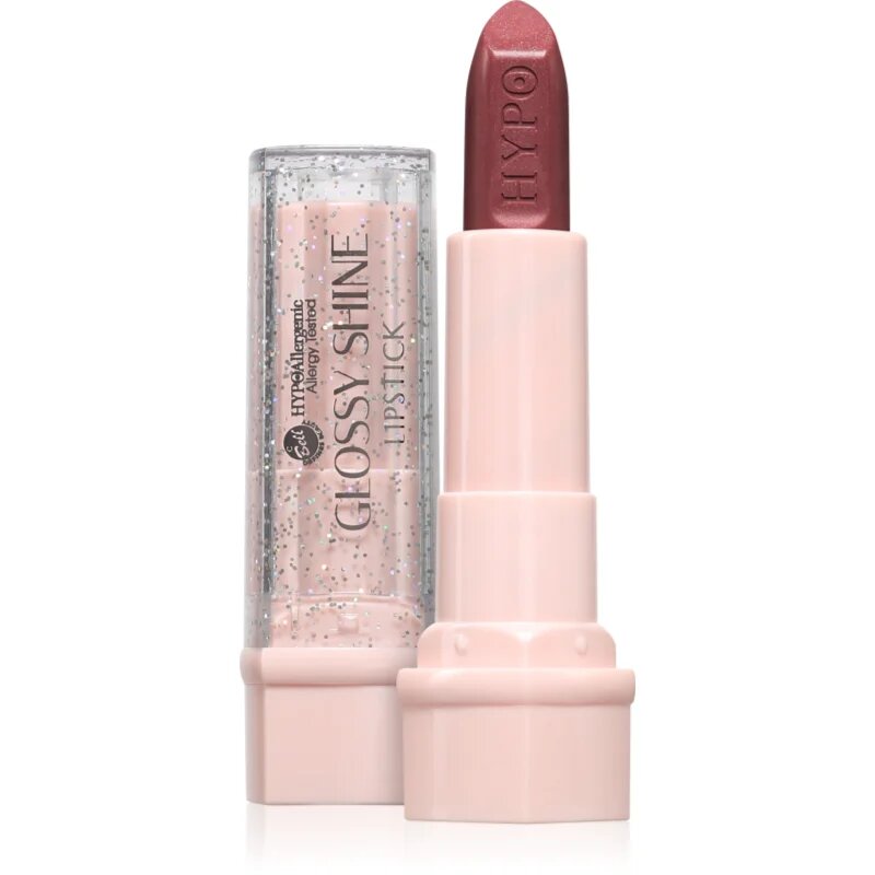 Bell HYPOallergenic Glossy Shine hydratační lesklá rtěnka odstín 03 Wine Mist 4 g