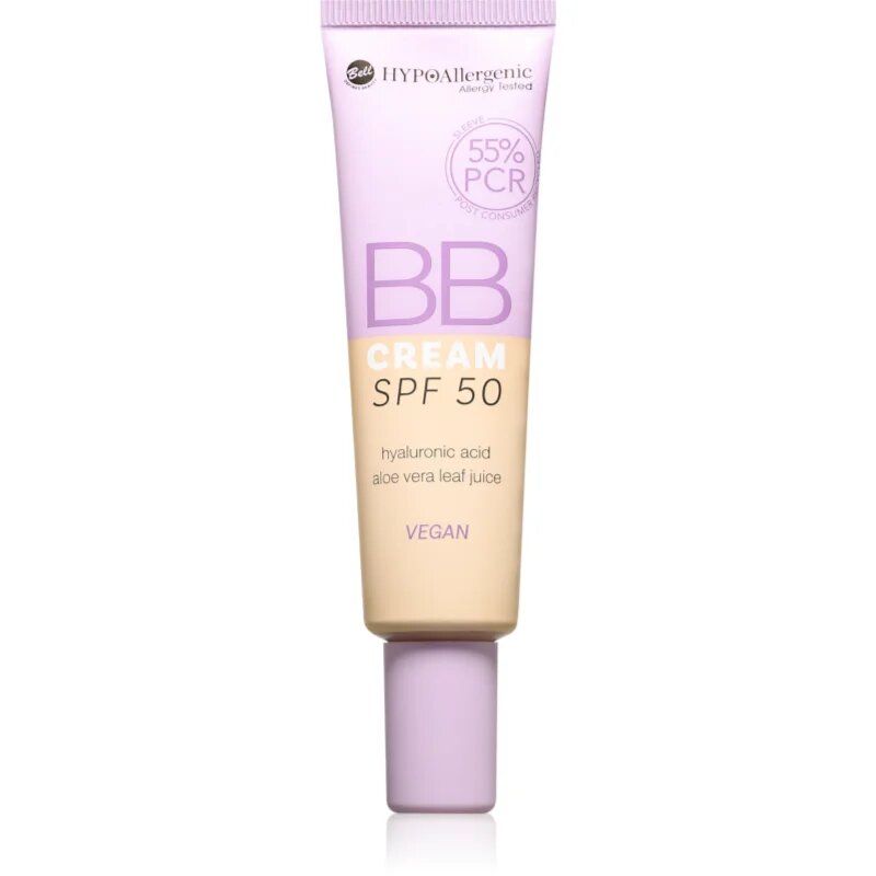 Bell HYPOallergenic hydratační BB krém SPF 50 odstín 01 Nude 30 g