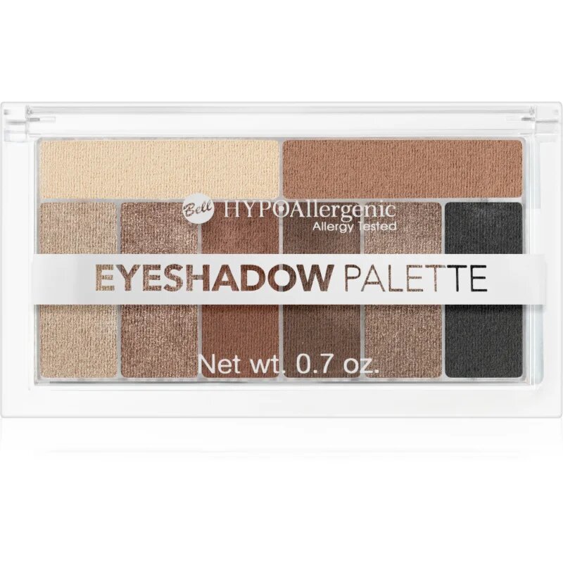 Bell Hypoallergenic paleta očních stínů 8 barev odstín 01 17 g