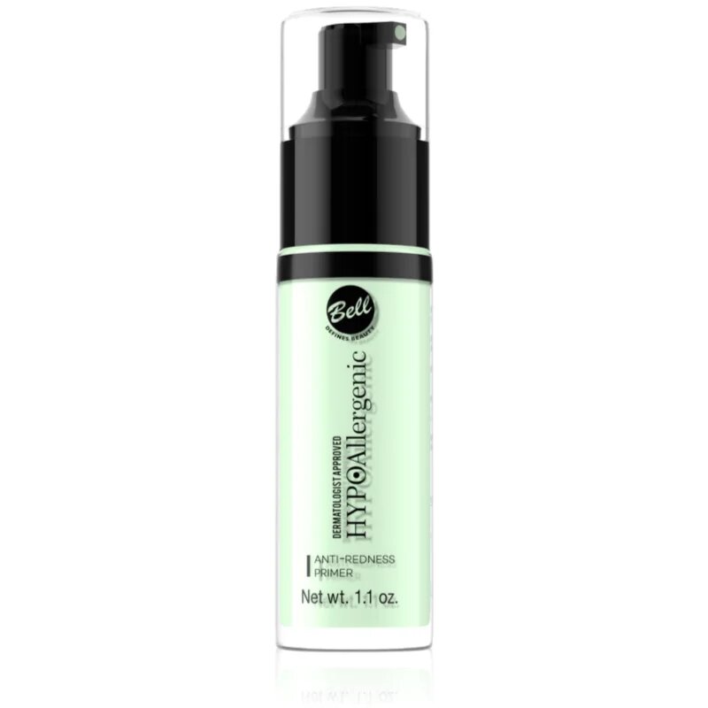 Bell HYPOallergenic podkladová báze pod make-up neutralizující zarudnutí 30 g