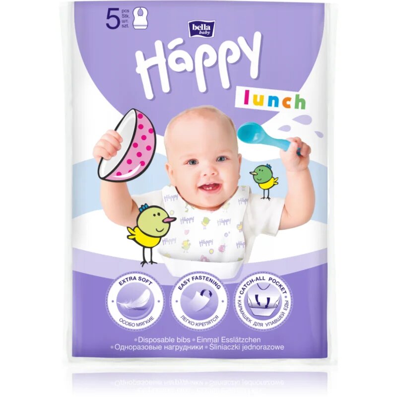 BELLA Baby Happy Lunch bryndák jednorázový 5 ks