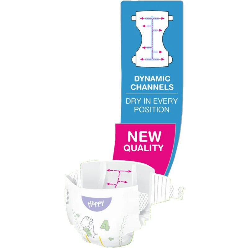 BELLA Baby Happy Soft&Delicate jednorázové pleny s kanálky Junior Extra 15+ kg 34 ks