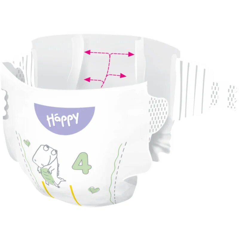 BELLA Baby Happy Soft&Delicate jednorázové pleny s kanálky Maxi 8-14 kg 14 ks