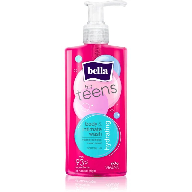 BELLA For Teens Body & Intimate Wash gel pro intimní hygienu 250 ml