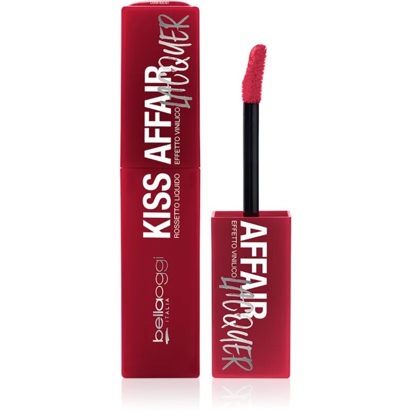 bellaoggi Kiss Affair Lacquer dlouhotrvající tekutá rtěnka odstín Confident 3.9 ml