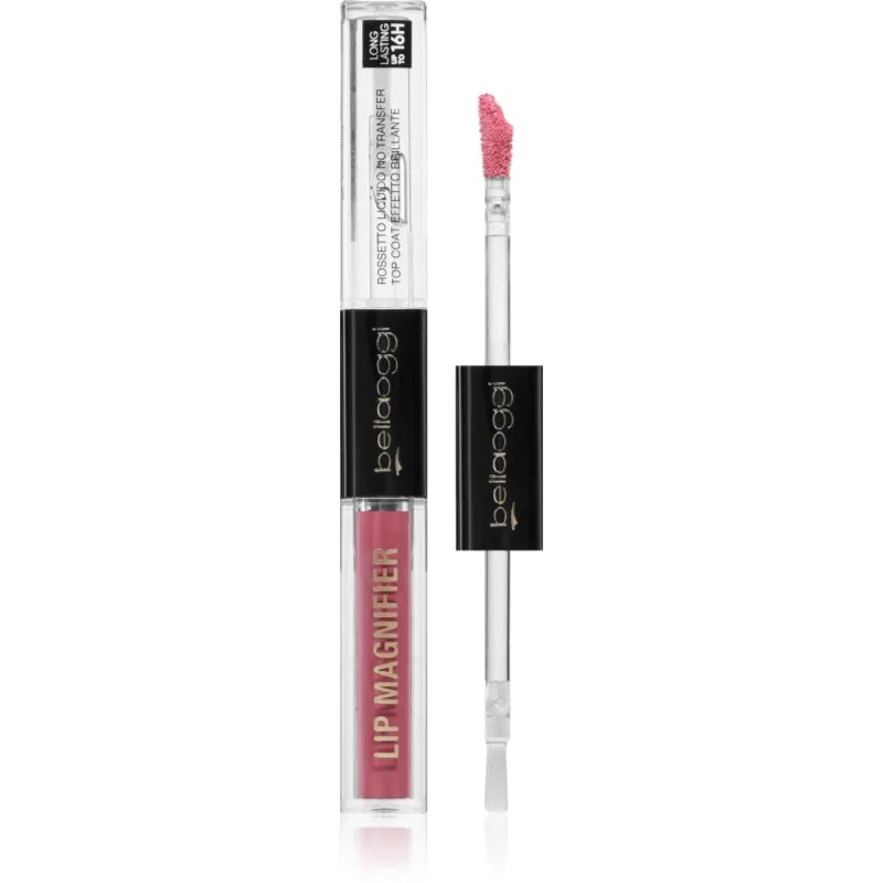 bellaoggi Lip Magnifier dlouhotrvající rtěnka a lesk na rty 2 v 1 odstín Pink Sugar 2.7 ml