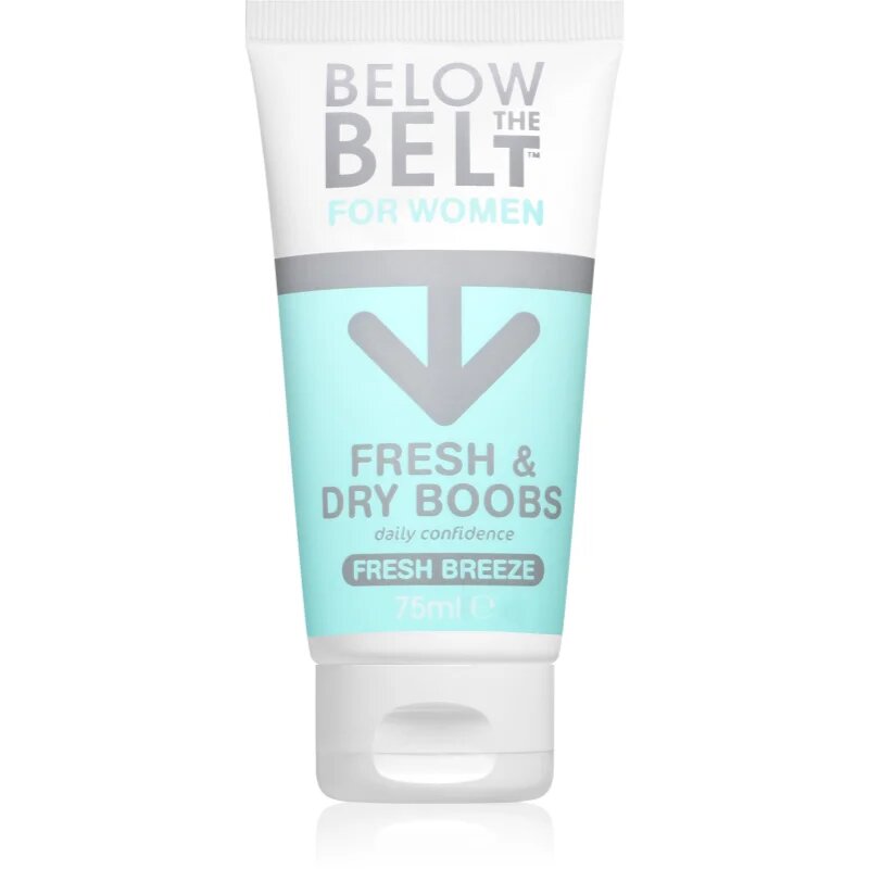 Below the Belt Grooming Fresh and Dry Boobs krém na prsa proti pocení 75 ml