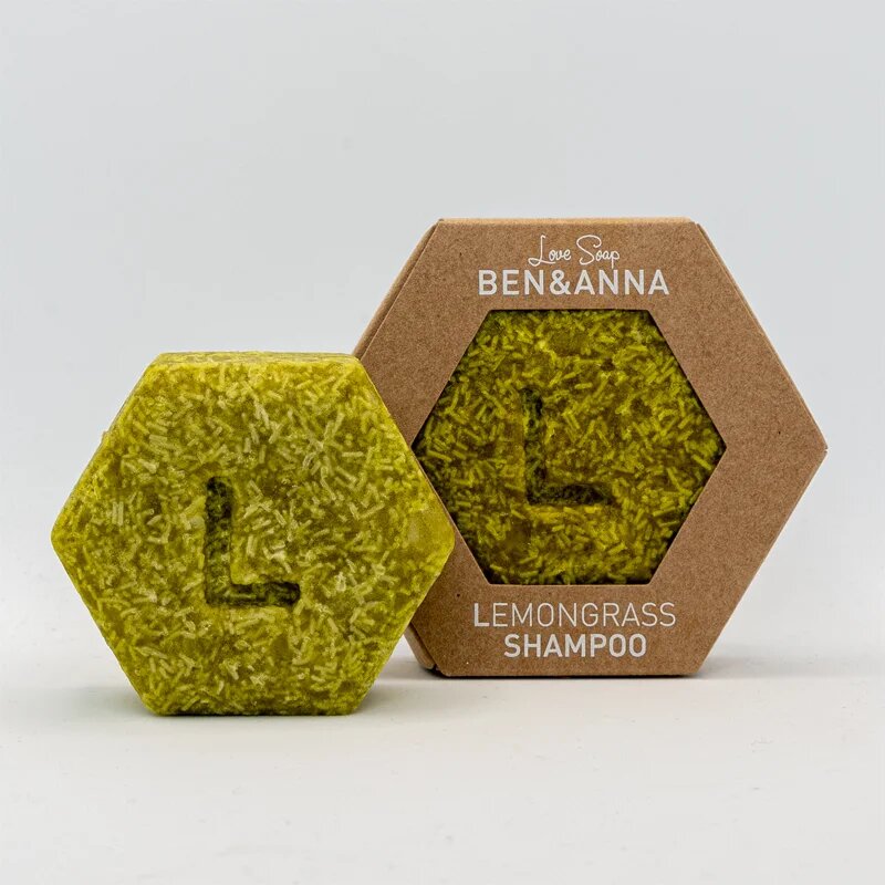 BEN&ANNA Love Soap Shampoo tuhý šampon Lemongrass 60 g