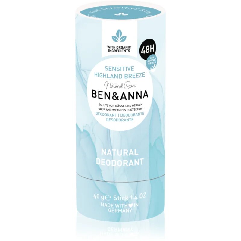 BEN&ANNA Sensitive Highland Breeze tuhý deodorant 40 g