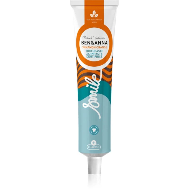 BEN&ANNA Toothpaste Cinnamon Orange přírodní zubní pasta 75 ml