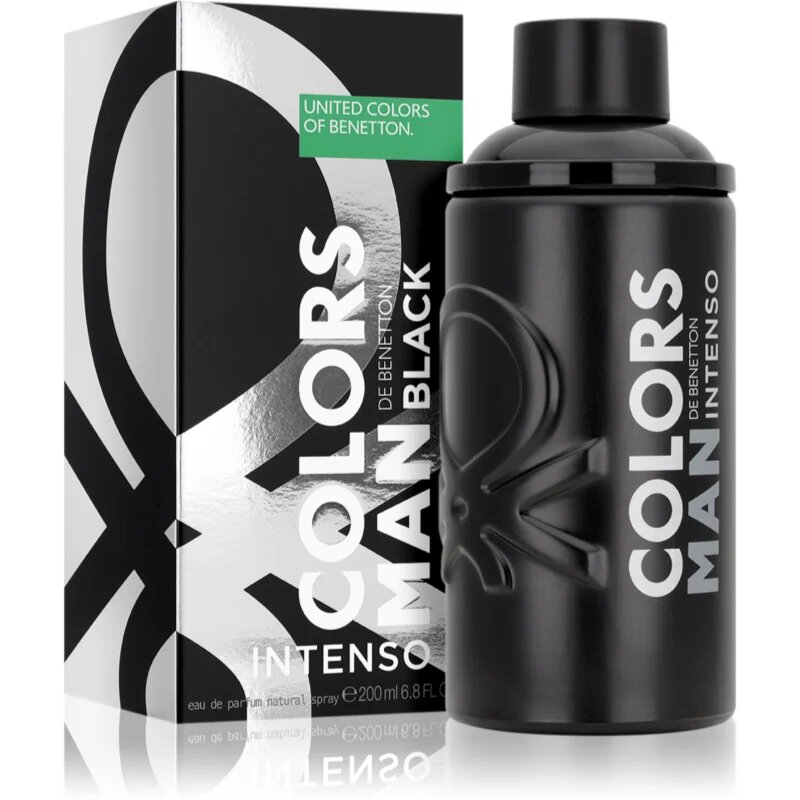 Benetton Colors de Man Black Intenso toaletní voda pro muže 200 ml