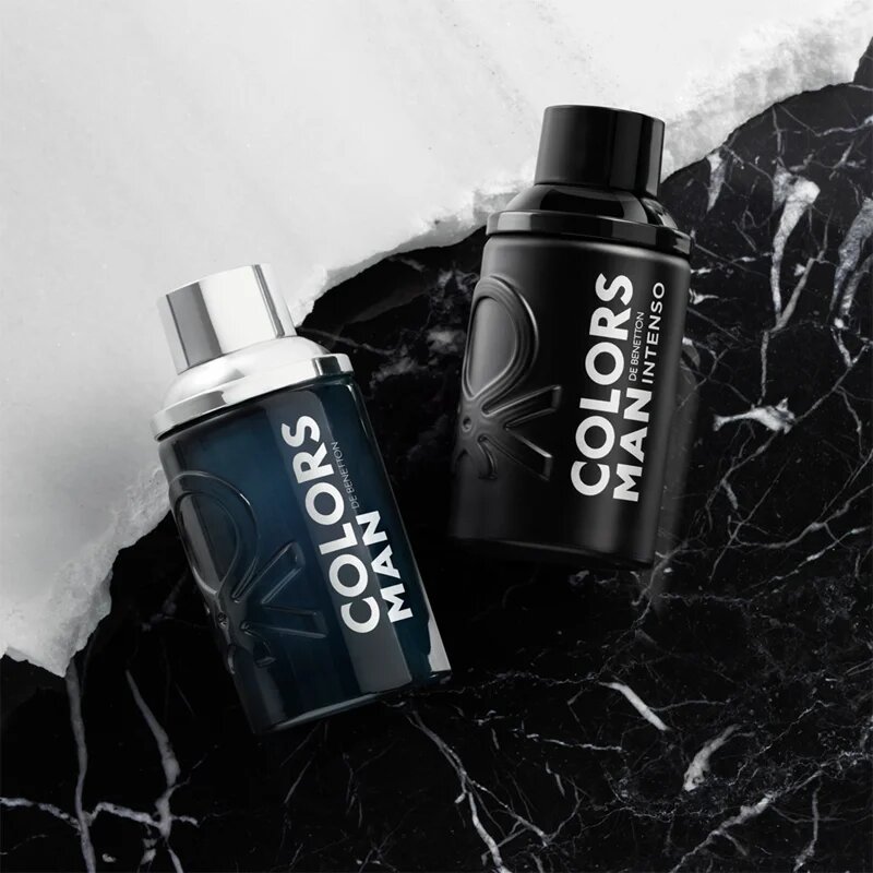 Benetton Colors de Man Black Intenso toaletní voda pro muže 200 ml