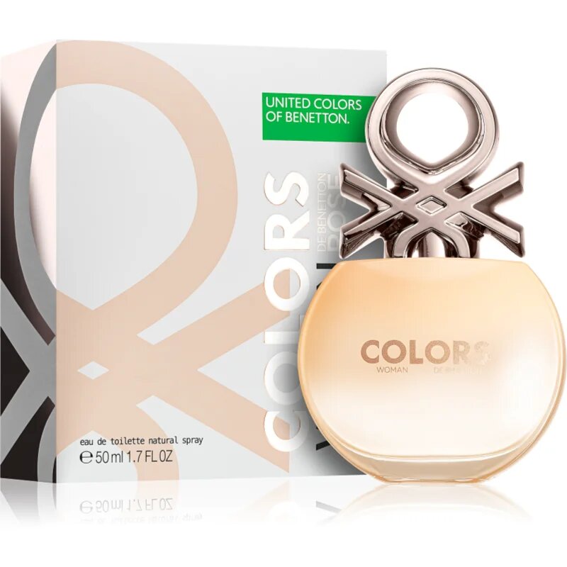 Benetton Colors de Woman Rose toaletní voda pro ženy 50 ml
