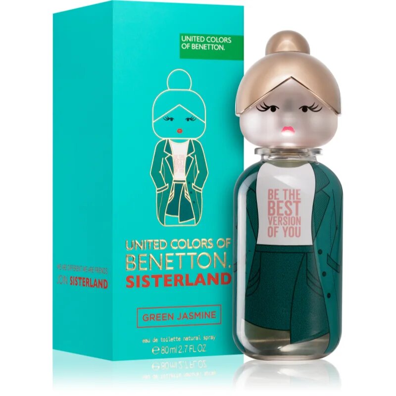 Benetton Sisterland Green Jasmine toaletní voda pro ženy 80 ml